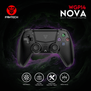 Joypad wireless Fantech WGP15 EOS PRO multiplatform RGB crni