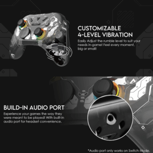 Joypad wireless Fantech WGP15 EOS PRO multiplatform RGB crni