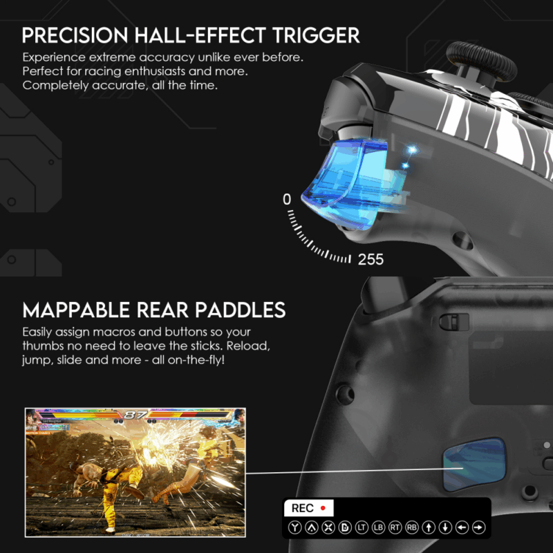 Joypad wireless Fantech WGP15 EOS PRO multiplatform RGB crni