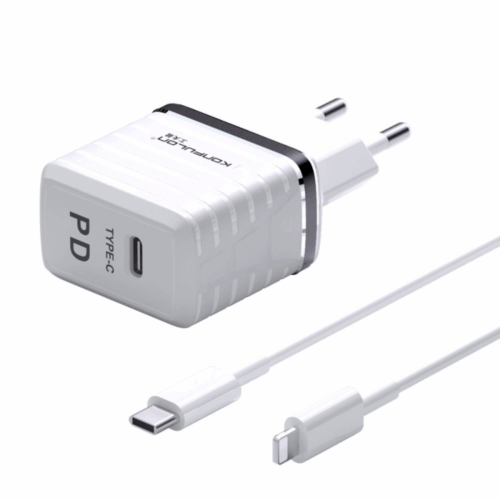 Kucni punjac KONFULON C32D+DC13 PD 20W sa iPhone lightning kablom