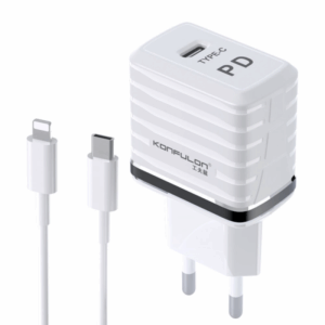 Kucni punjac KONFULON C32D+DC13 PD 20W sa iPhone lightning kablom