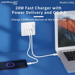 Kucni punjac KONFULON C69Q PD+QC 20W