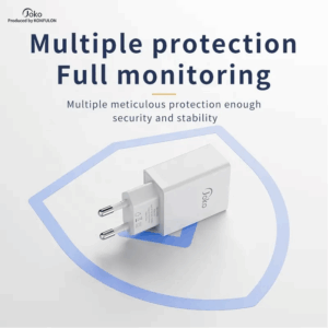 Kucni punjac KONFULON JK77 2.4A sa micro USB kablom beli 1m