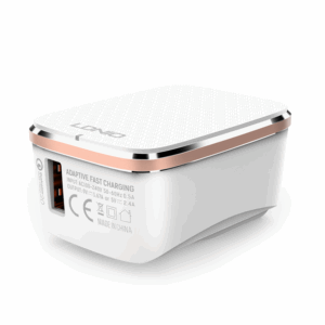 Kucni punjac LDNIO A1204Q Quick Charge 3.0 USB 5V 2.4A sa micro USB kablom beli