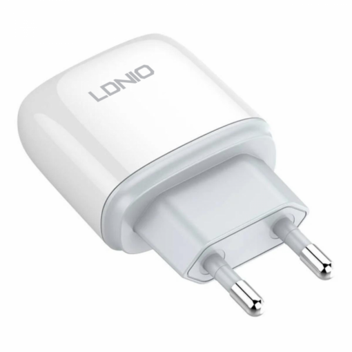 Kucni punjac LDNIO A1209Q QC3.0, 18W sa micro USB kablom beli - Image 2