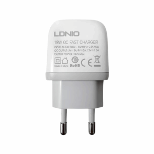 Kucni punjac LDNIO A1209Q QC3.0, 18W sa Type C kablom beli