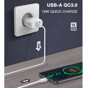 Kucni punjac LDNIO A2313Q PD + QC3.0 sa Type C kablom