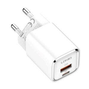 Kucni punjac LDNIO A2317C, 3.6A, QC3.0 18W, PD 30W sa Type C na Iphone lightning kablom beli