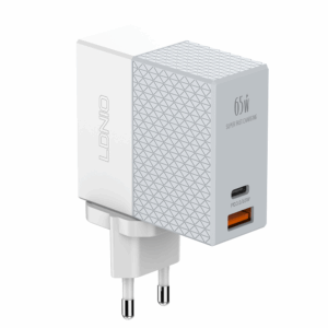 Kucni punjac LDNIO A2219 2xUSB 5V 2.4A 12W sa Type C kablom beli