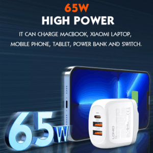 Kucni punjac LDNIO A3511Q PD, QC4+, QC3.0, PPS, 65W USB na Type C