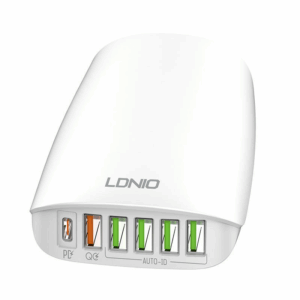 Kucni punjac LDNIO A6573C PD, QC4+, QC3.0, Auto ID 65W 1.5m naponski kabl