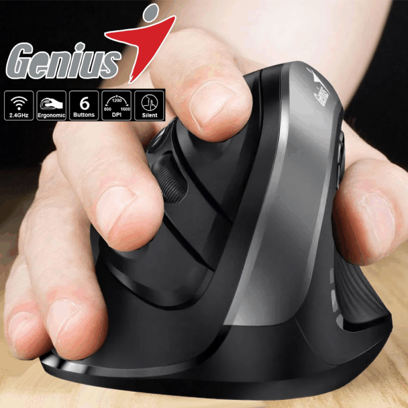 Mis Genius Ergo 8250s vertikalni bezicni crno-zlatni