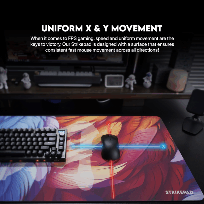 Podloga za mis Fantech MST901 Holographic Strikepad plava