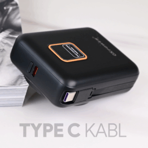 Power bank prenosiva baterija Oxpower PDW11 PD QC 22.5W 12000 mAh crna