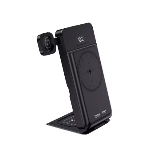 Power bank prenosiva baterija REMAX RPP-D3  20W+22.5W Fast Charging 10000mAh Magnetic 5u1 crni