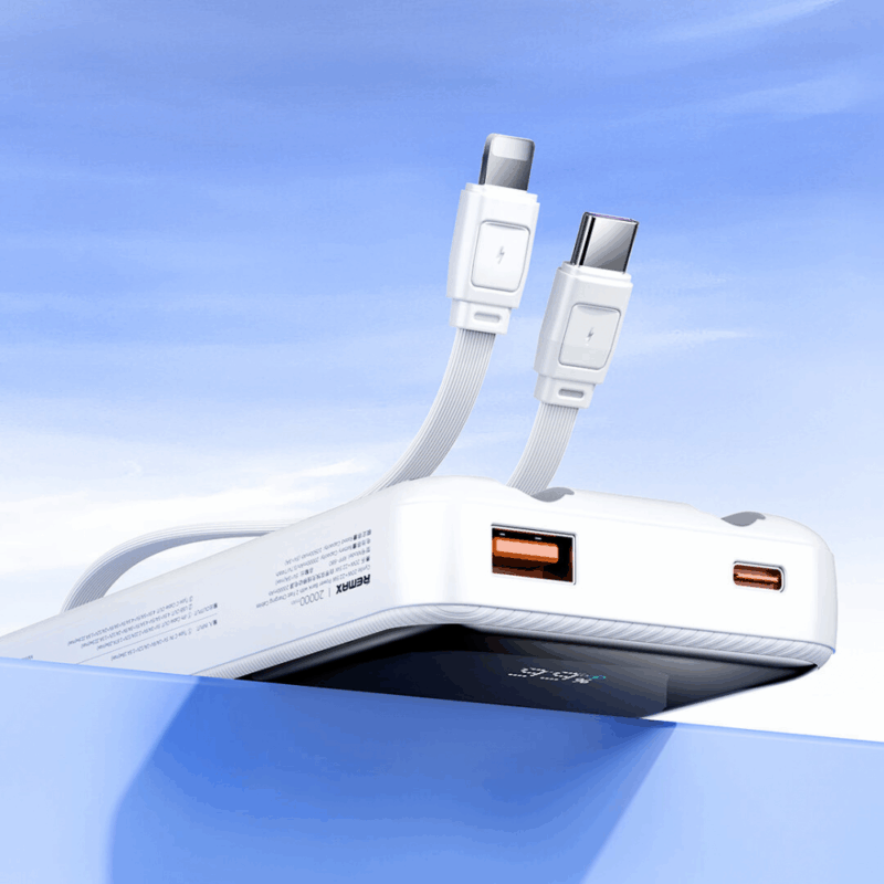 Power bank prenosiva baterija REMAX Cynlle Series RPP-680 PD 20W+QC 22.5W 20000mAh plavi