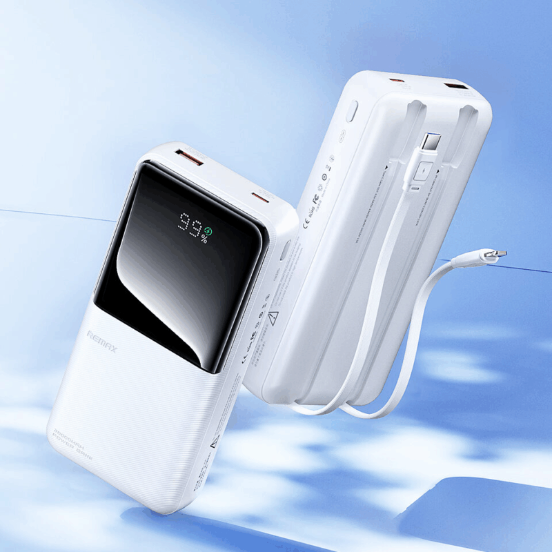 Power bank prenosiva baterija REMAX Cynlle Series RPP-680 PD 20W+QC 22.5W 20000mAh plavi