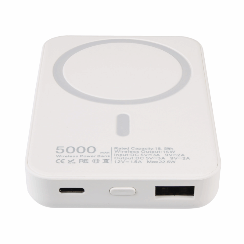 Powerbank Magsafe PD 5000 mAh bela