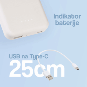 Powerbank Magsafe PD 5000 mAh bela