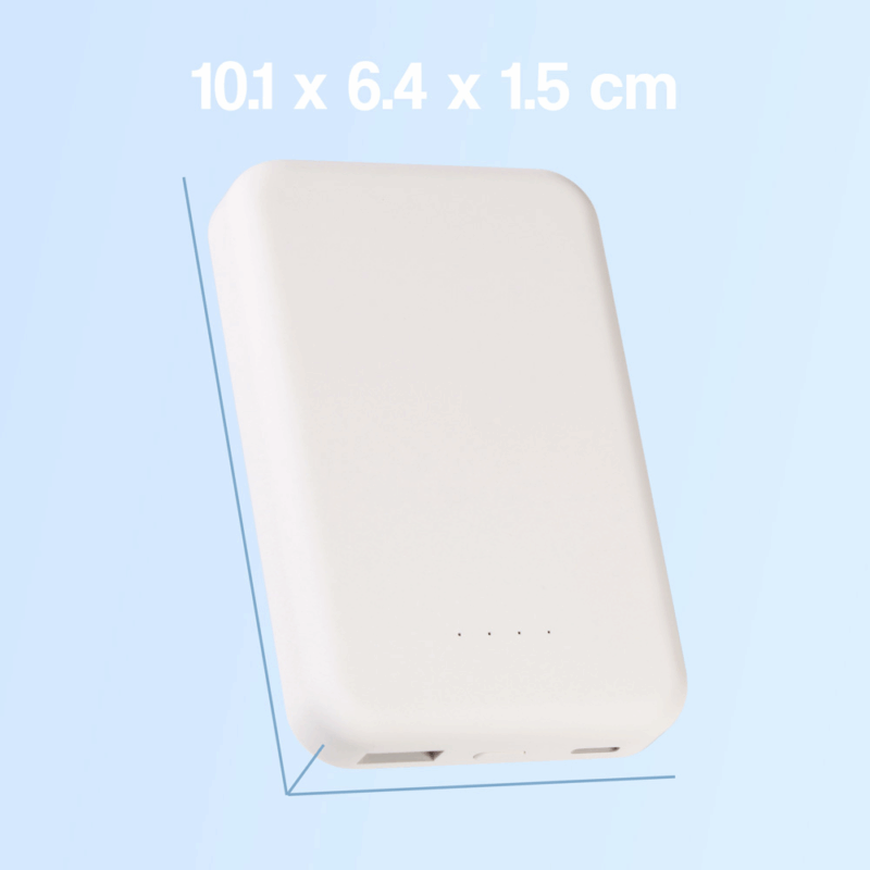 Powerbank Magsafe PD 5000 mAh bela