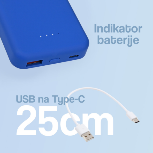Powerbank Magsafe PD 5000 mAh plava - Image 3