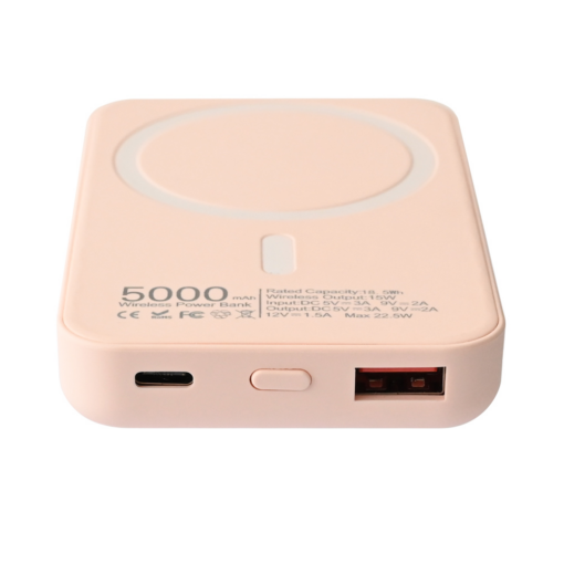 Powerbank Magsafe PD 5000 mAh roze - Image 2
