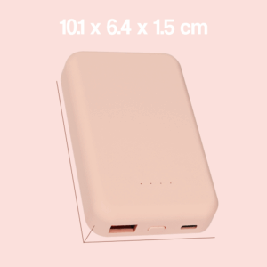 Powerbank Magsafe PD 5000 mAh roze