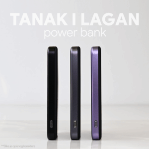 Powerbank Oxpower Magsafe PD W52 5000mAh crna