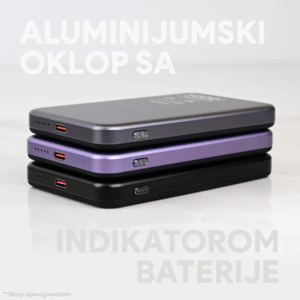 Powerbank Oxpower Magsafe PD W52 5000mAh crna