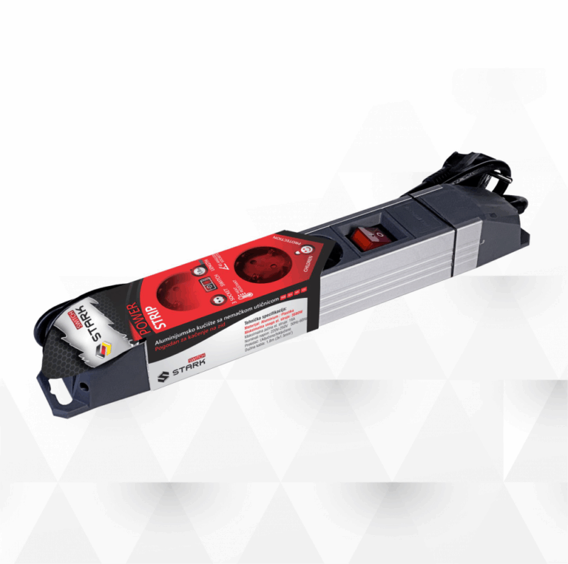 Produzni kabl STARK Switch 1.8m, 3 uticnice, prekidac