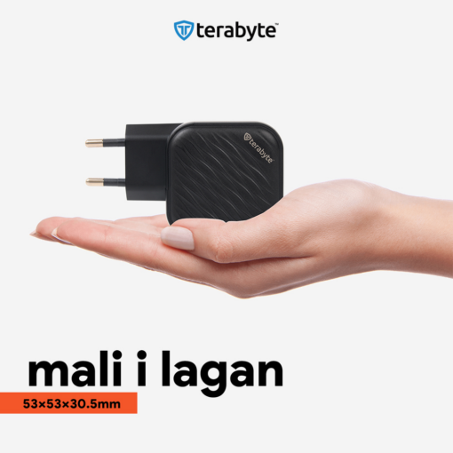 Punjac univerzalni Terabyte TR65W, GaN, PPS, PD 3.0, QC 3.0, 65W crni CE - Image 3