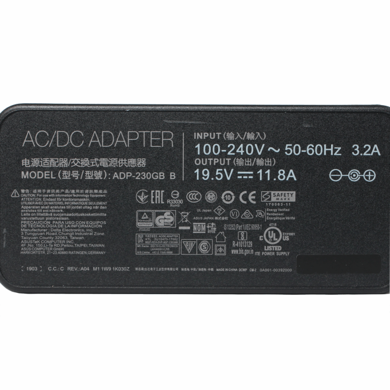Punjac za laptop Asus 19.5V 11.8A (6.0*3.7)