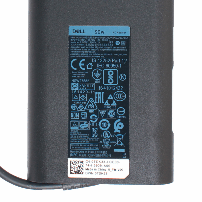 Punjac za laptop Dell Type C 20V 4.5A 90W HQ