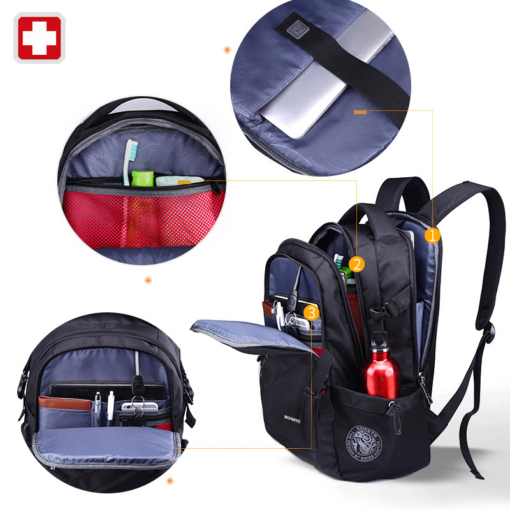 Ranac za laptop Swiss 15.6 SC81517 crni - Image 3