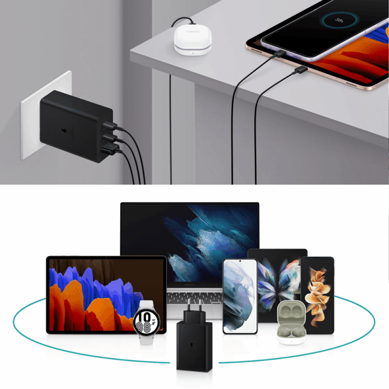 Samsung Fast kucni punjac PD 65W crni bez kabla (EP-T6530-NBE)