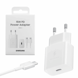 Samsung kucni punjac 15W Type C sa kablom beli (EP-T1510-XWE)