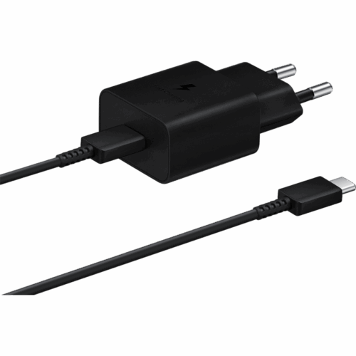 Samsung kucni punjac 15W Type C sa kablom crni (EP-T1510-XBE)