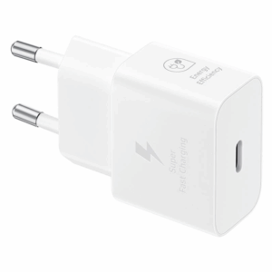 Samsung kucni punjac (USB Type-C) 3A 25W sa kablom beli (EP-T2510-NBE)