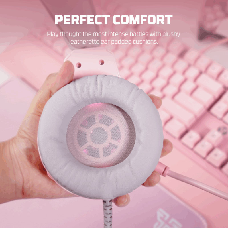 Slusalice Gaming Fantech HQ53 Flash Sakura