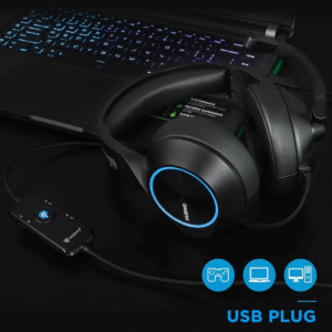 Slusalice Gaming Nubwo N11U LED USB crno plave