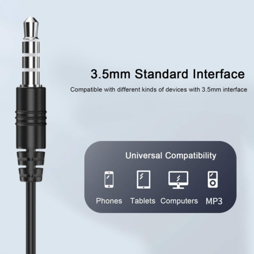 Slusalice REMAX Wired RW-105 3.5 mm crne - Image 3