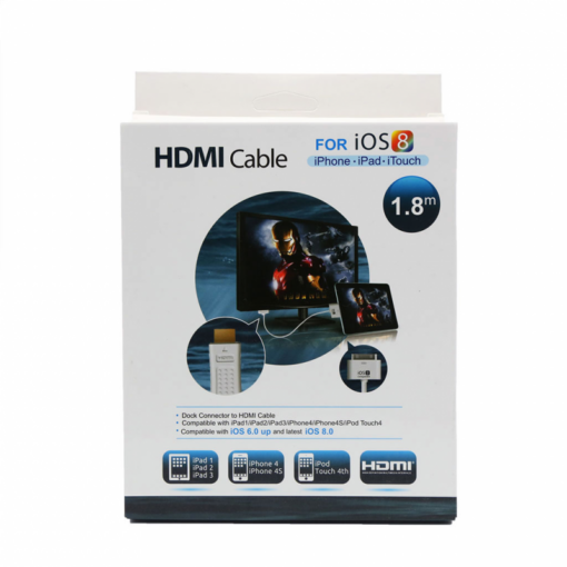Apple dock connector to HDMI cable - Image 2