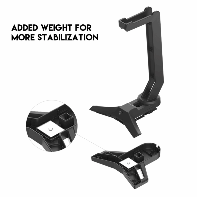 Stalak za slusalice Fantech AC304 Tower II crni