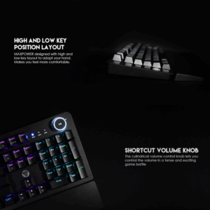 Tastatura Mehanicka Gaming Fantech MK853 RGB Maxpower (blue switch) Sakura