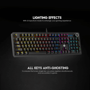 Tastatura Mehanicka Gaming Fantech MK853 RGB Maxpower (blue switch) Space Edition