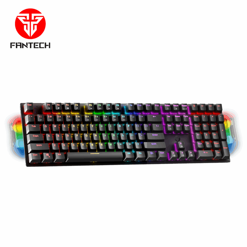 Tastatura Mehanicka Gaming Fantech MK855 RGB Maxfit 108 crna (Blue switch)