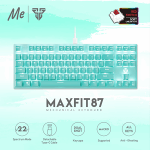 Tastatura Mehanicka Gaming Fantech MK886 RGB Atom crna (Blue switch)