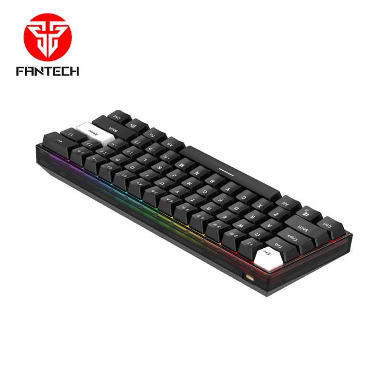 Tastatura Mehanicka Gaming Fantech MK857 RGB Maxfit61 FROST crna (Blue switch)