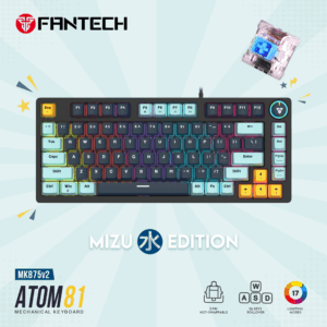 Tastatura Mehanicka Gaming Fantech MK890 RGB Atom 96 Navy (Blue switch)