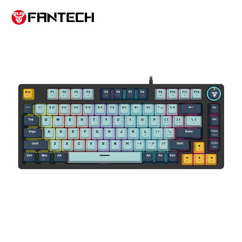 Tastatura Mehanicka Gaming Fantech MK875 RGB Atom 81 SkyBlue (Blue switch)
